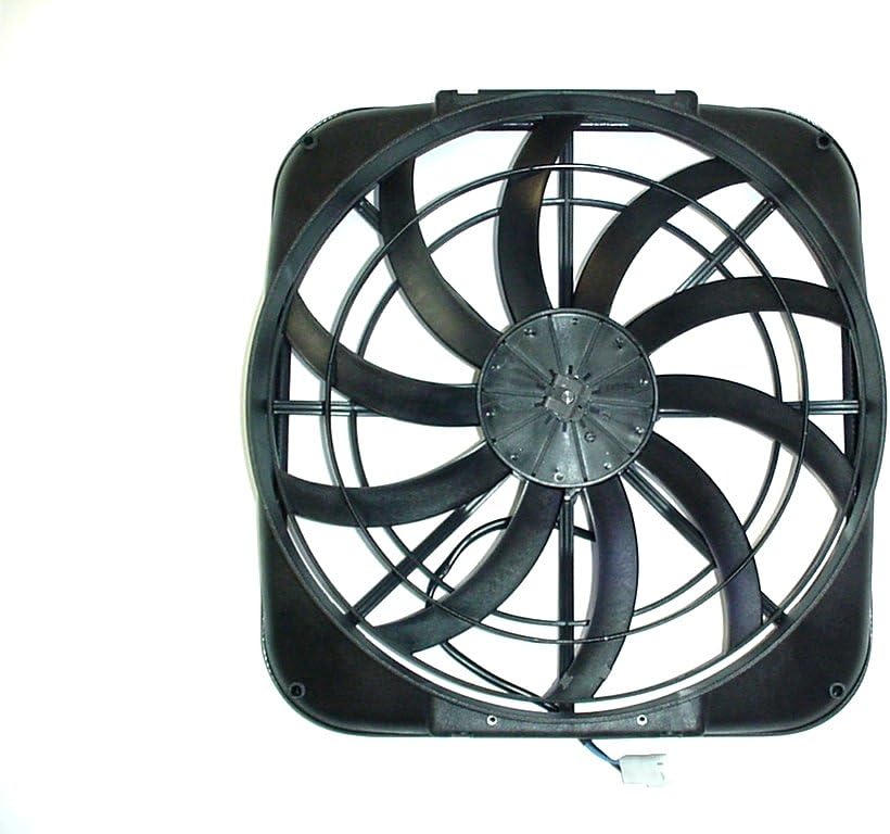 Maradyne Pacesetter Series 10" 90W Reversible S-Blade Fan | Universal Mounting | Optimal Performance | Built to Last in Extreme Environments | Quiet Low Profile Design | Hardware Included