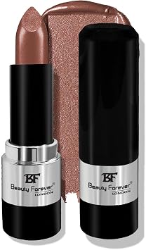 Beauty Forever Colour Fabulous Metallic Shine Lipstick, Glittery & Satin Touch, Available in 14 Shades, 3gms 210 Crystal Coffee
