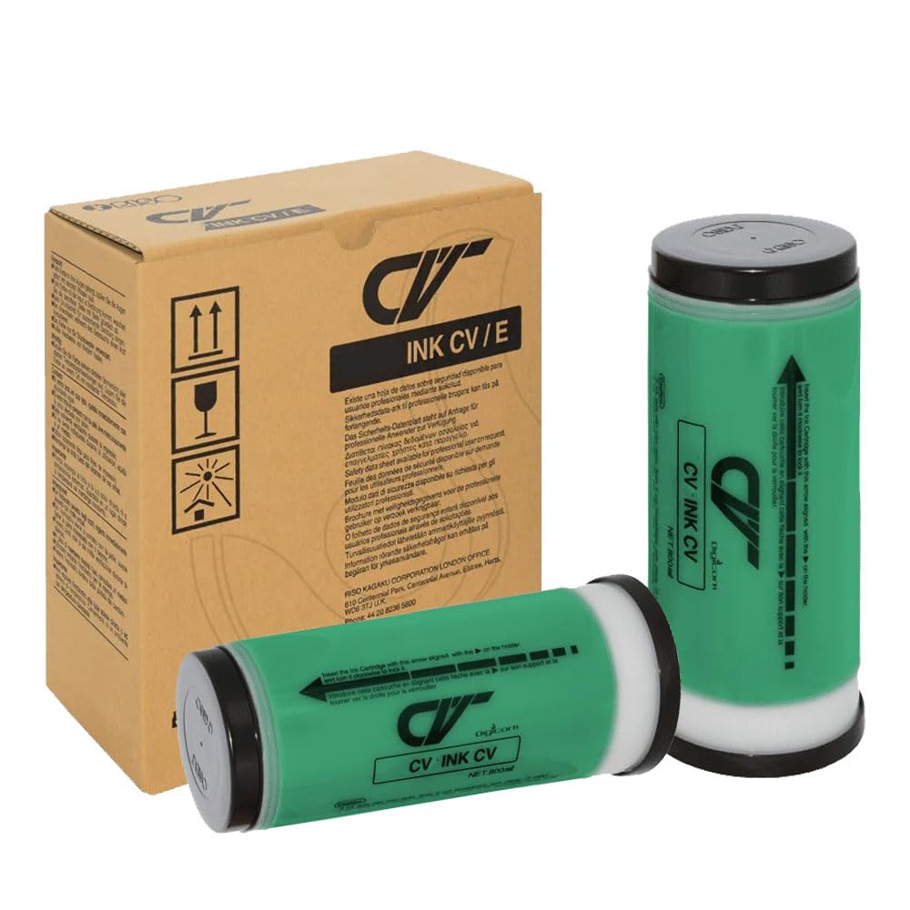 RODEX Green Ink Compatible for Riso CV 3230 3130 3030 Duplicator