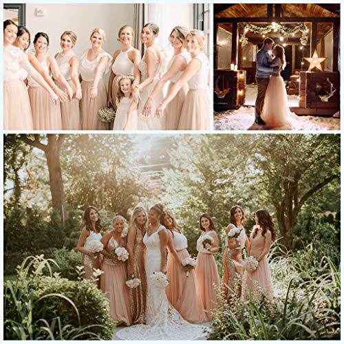 EllieHouse Womens Long Maxi Prom Party Wedding Tulle Skirt P594