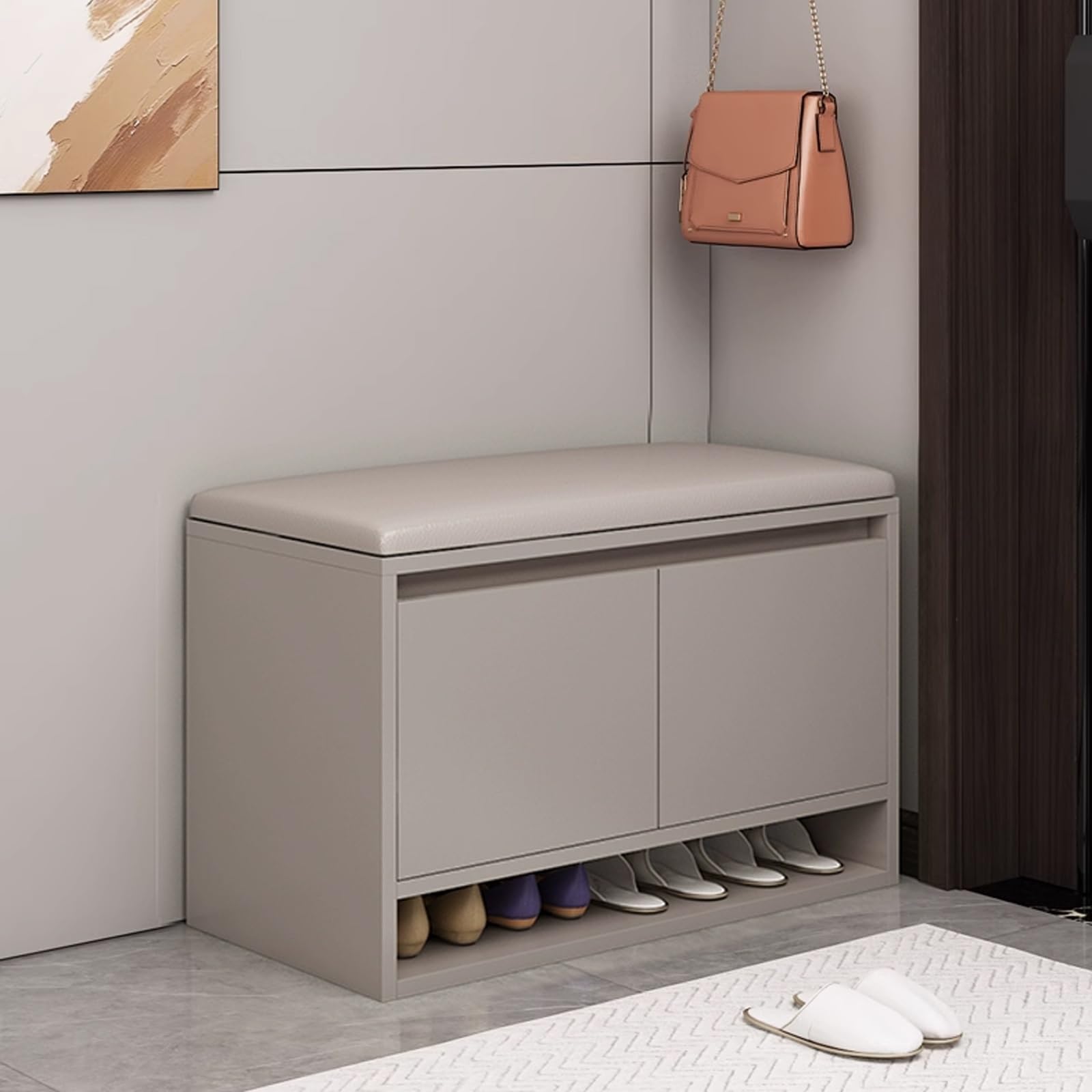 Banc multifonction pour entrée : rangez vos chaussures et asseyez-vous