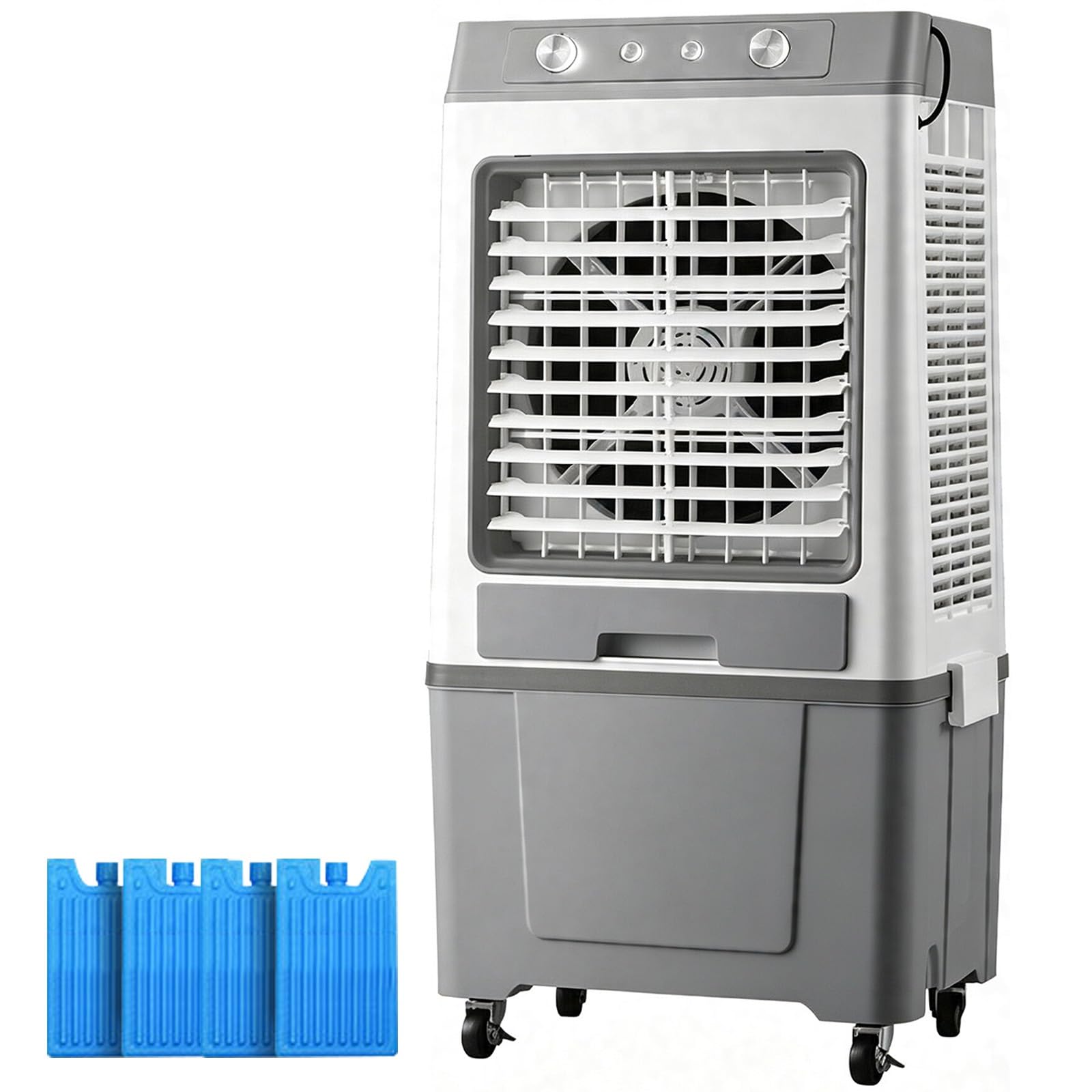 Yue Jjxn One Color Portable Evaporative Air Cooler, 13.2Gal Water Tank 280W