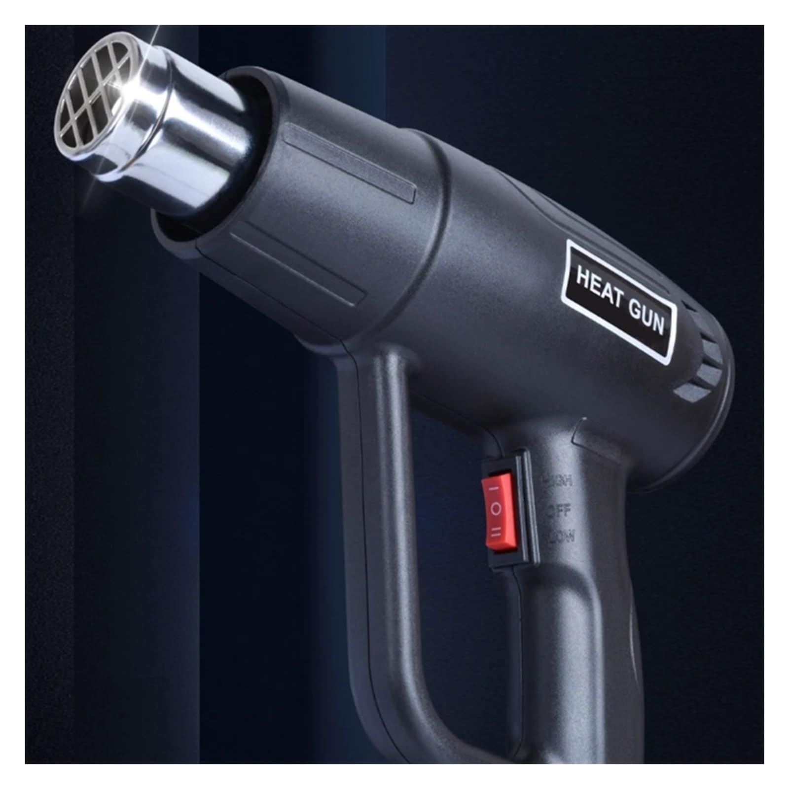 Pistola De Calor 2000W 2 Configuraciones Temperatura 300ᵒF Y 600ᵒF Ideal For Envoltura Retráctil Suavizar Pintura Calentamiento RáPido
