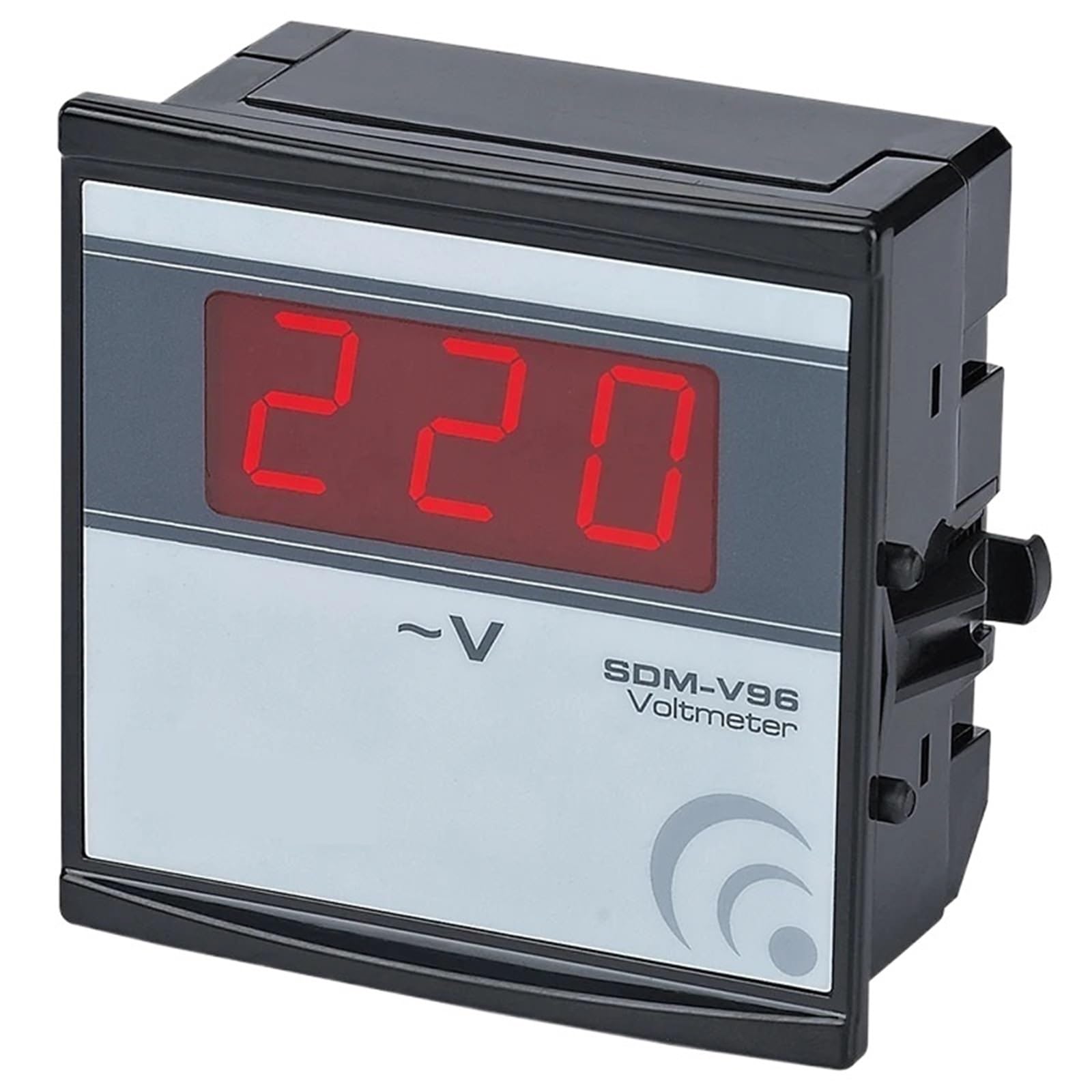 Voltímetro digital SDM-V, compacto y delgado, medidor de panel LED(36x96mm)