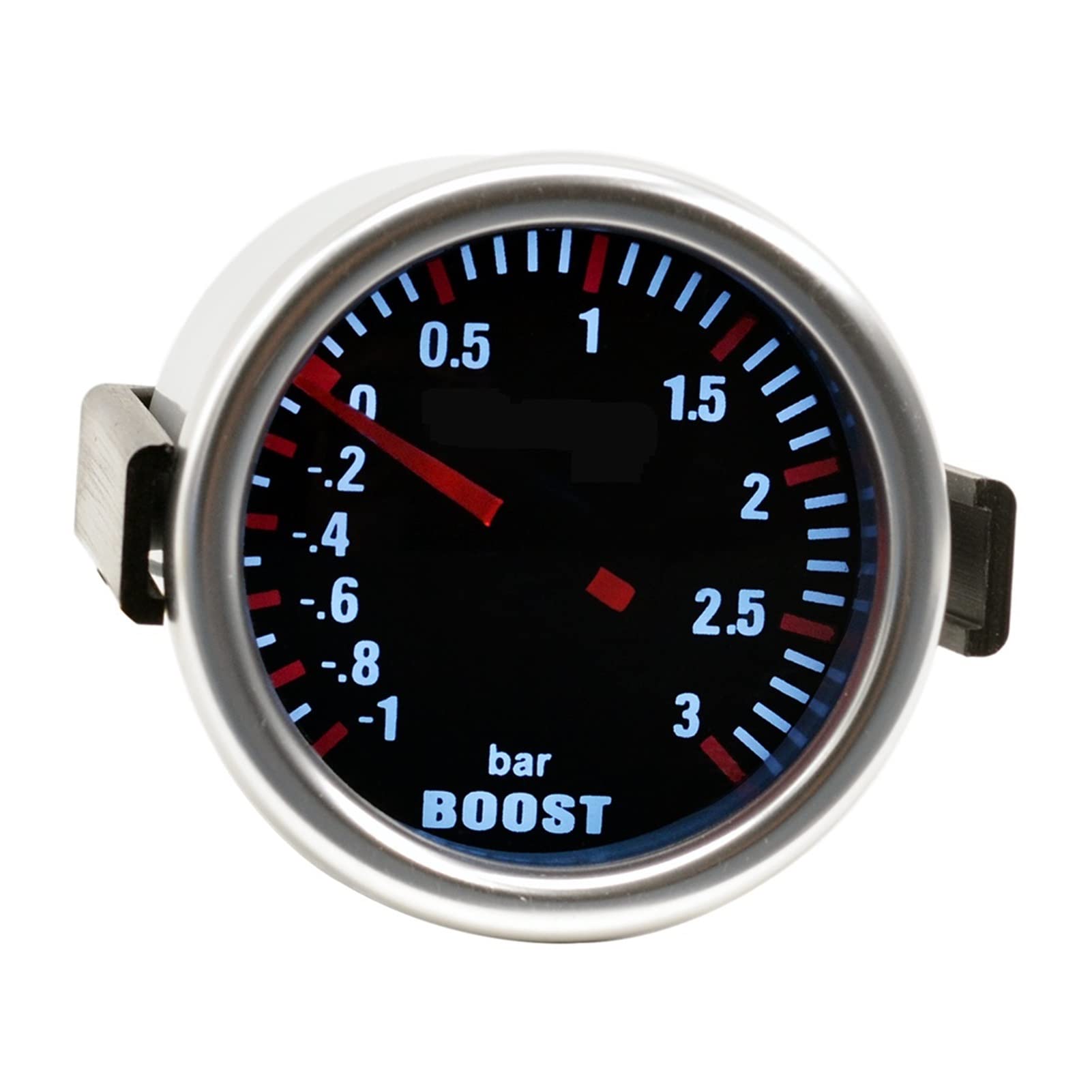 Terre Ronde 52mm Auto Voiture Blanche backllight Turbo Turbin mécanique Boost de gabromètre horloges Pression -1~3 Bar Survolteur Automobile