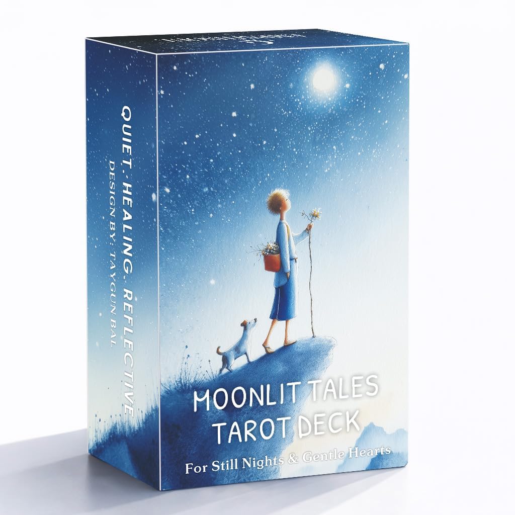 Tarot Cards Deck 78 Cards with Guidebook, Moonlit Tales Tarot Deck, Gentle Storybook Style Tarot for Beginners, Intuitive Reading, Reflection and Spiritual Guidance-image-24