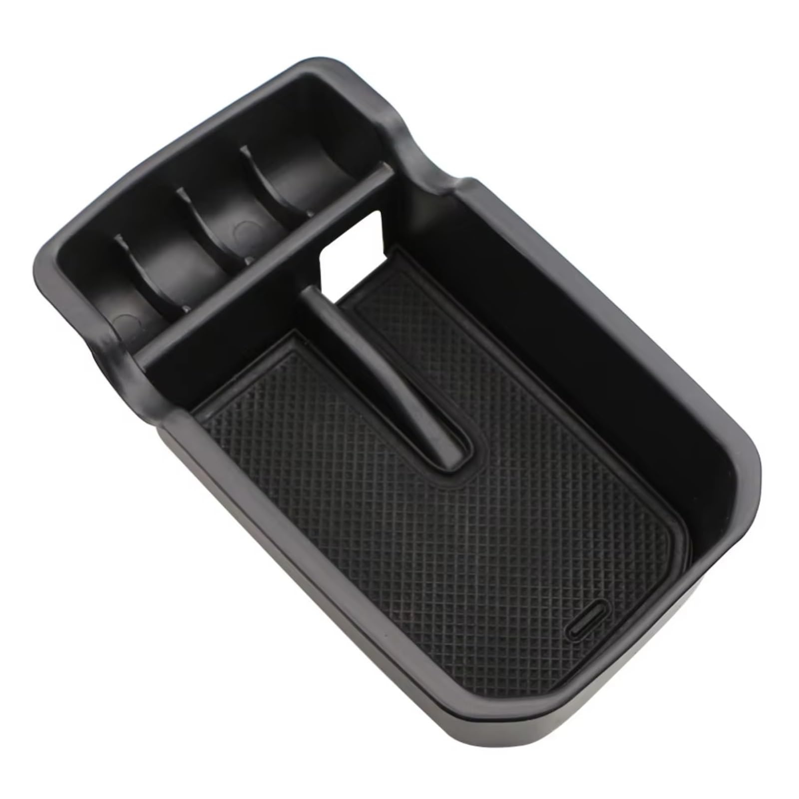 YBVFCDE Armrest Organizer Tray Compatible With Jeep For Compass 2017-2023 Armrest Storage Box Holder Container Car Parts Interior Accessories