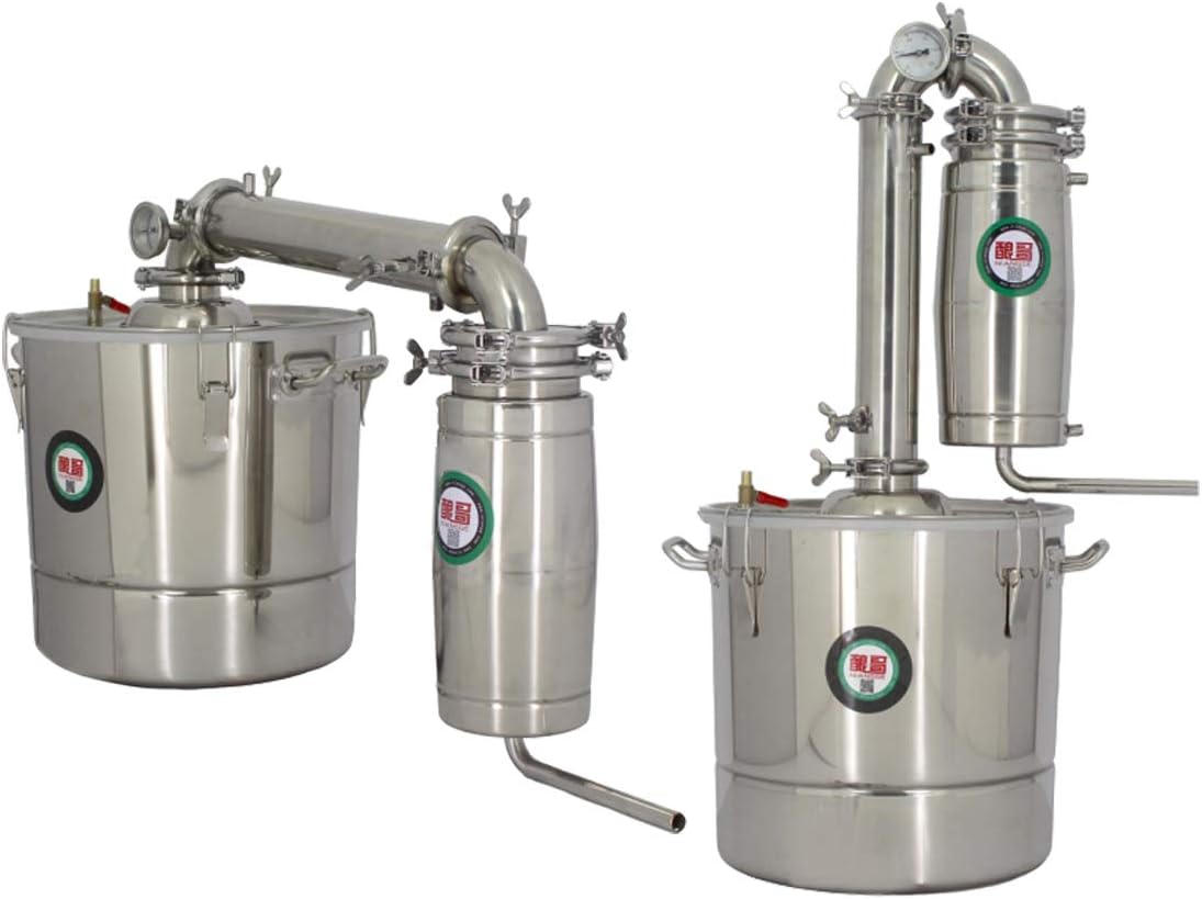 hzexun Home Brew Kits,Alcohol Distiller Moonshine Still Alembic Spirits