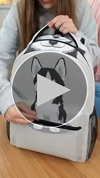 Amazon.com: Wamika Siberian Husky Puppy Backpacks for Kids Women