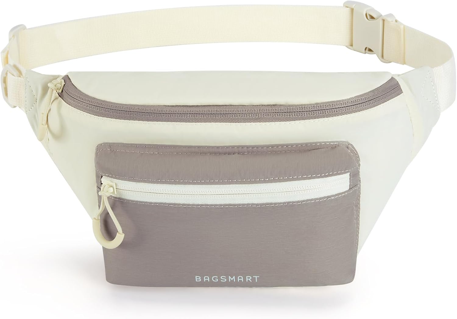 BAGSMART Large Capacity Fanny Packs for Women, Adjustable Fashion Waist Packs with Multiple Pockets, Durable Belt Bag for Traveling Workout Hiking, Black