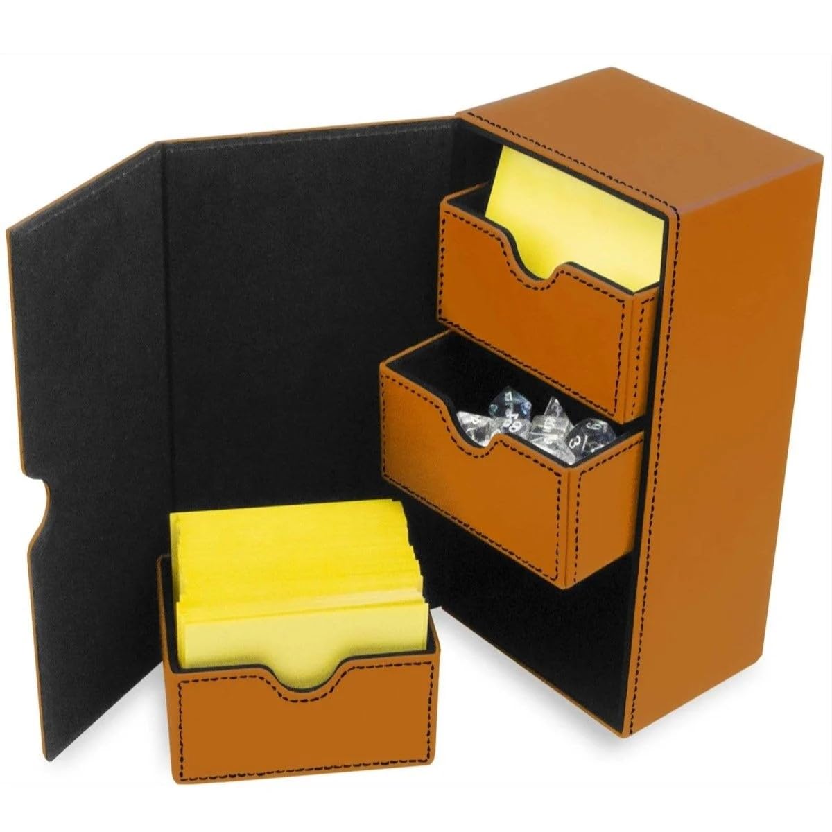 Amazon.com: BCW Deck Vault-LX 200 - Orange | Premium Card Deck