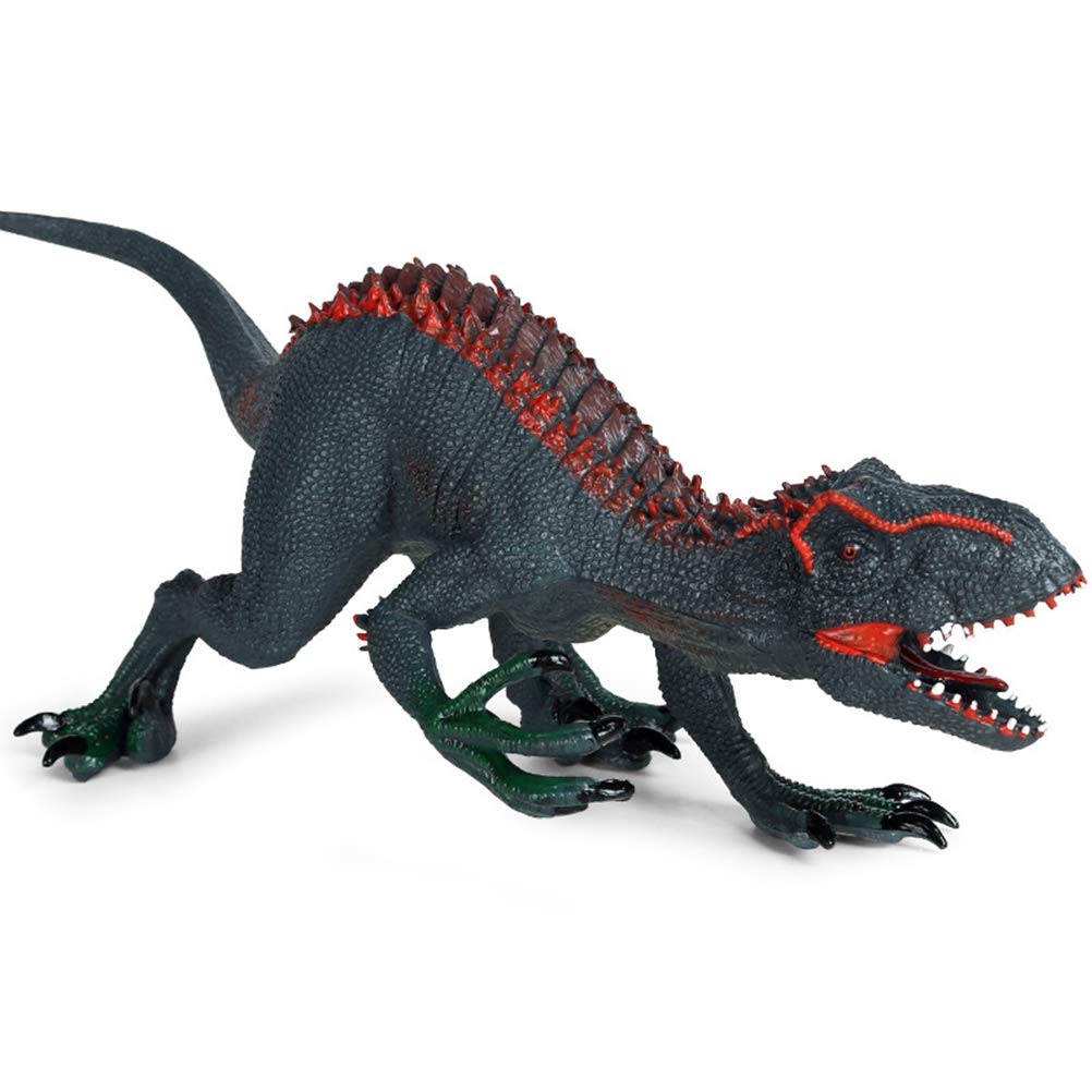 HUSHUI Jurassic Dinosaur Toy for Kids,Jurassic Indominus Rex Action Figures Open Mouth Simulation Dinosaur World Animals Model Children Toy Gift