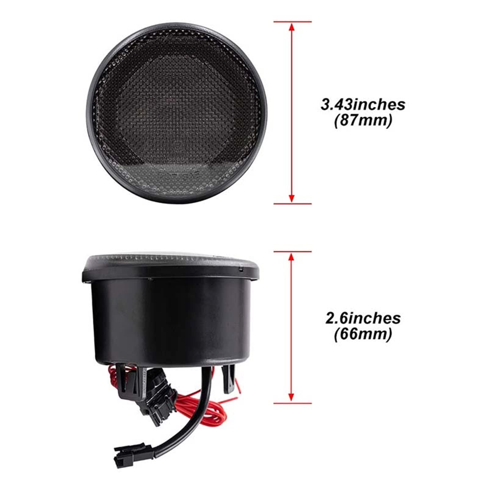 Dinamiche Indicatori direzione Compatibile con Jeep per Wrangler JK 2007-2015 2016 2017 Indicatore Luminoso Indicatore di Direzione Anteriore A per Auto Luci di Posizione(Smoked)