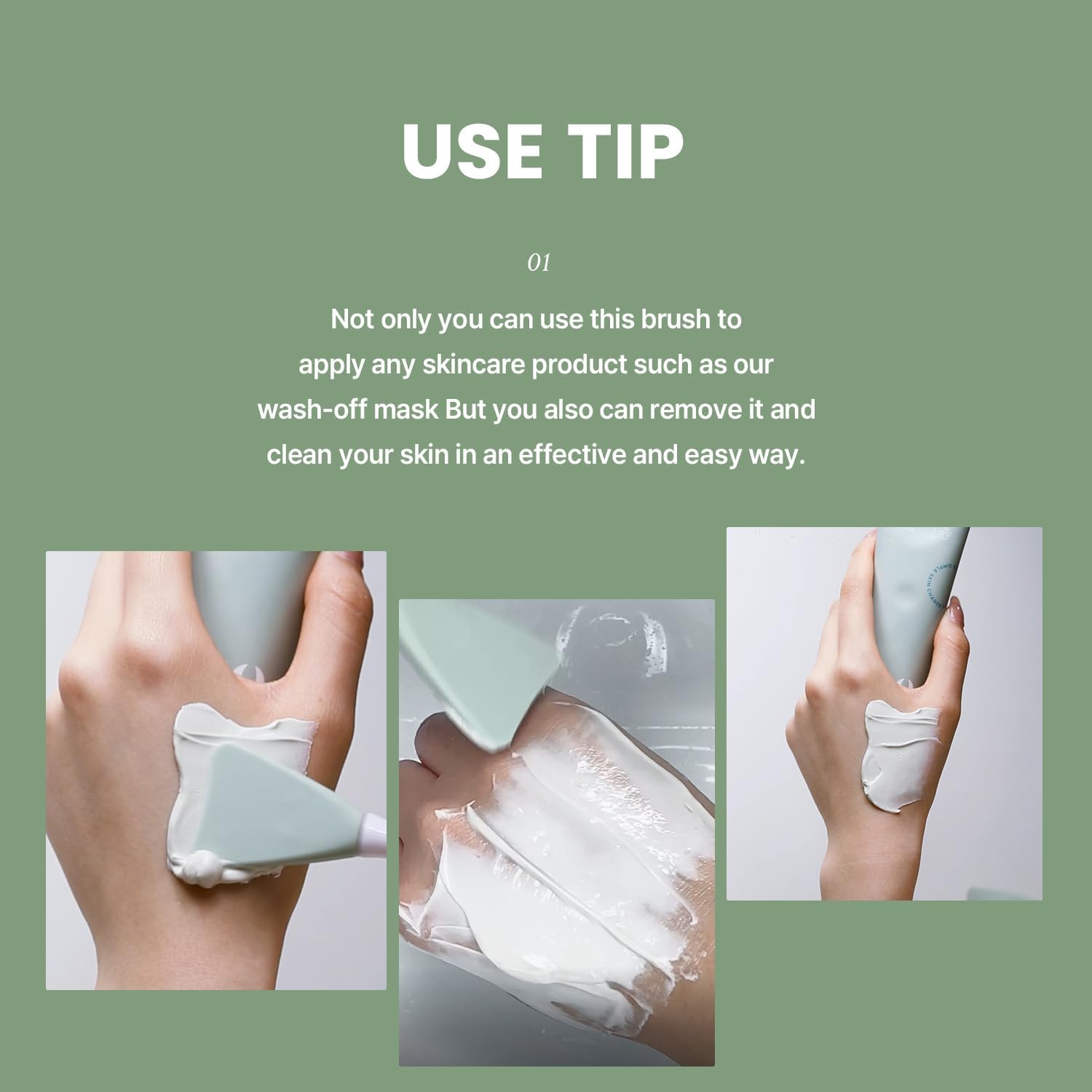 ILSO Dual Clean Brush - 2-in-1 Mask Applicator & Facial Cleansing Brush
