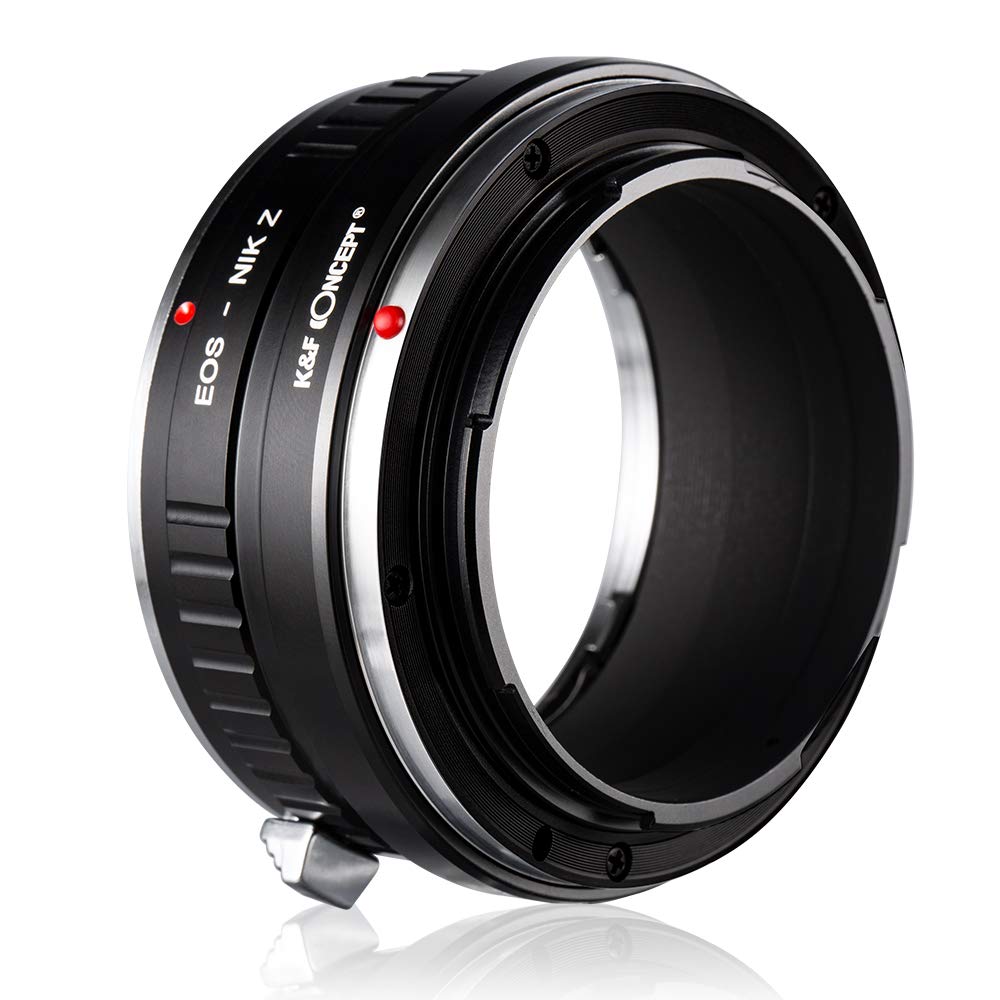 K&F CONCEPT Bague Adaptation Objectif pour Monter Objectif compatibile Con Canon EOS vers Boîtier compatibile Con Nikon Z (EOS-compatibile Con Nikon Z)