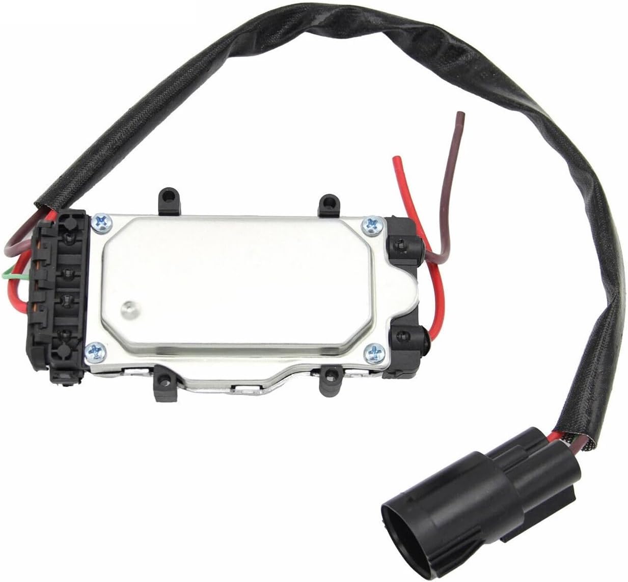 1PC Cooling Fan Control Module Compatible For Ford Focus/Mazda 3 / Volvo C30 C70 S40 V50 Engine 137328081 1137328148 Car Replacement Parts