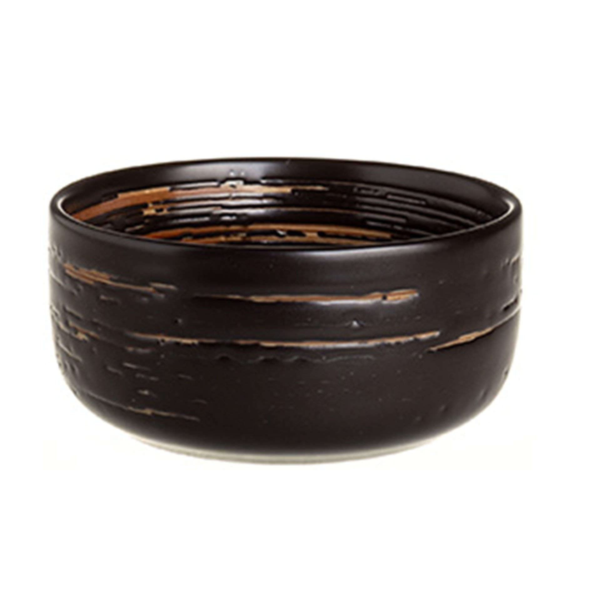 Bol à céréales en céramique marron de 800ml pour soupe et dessert