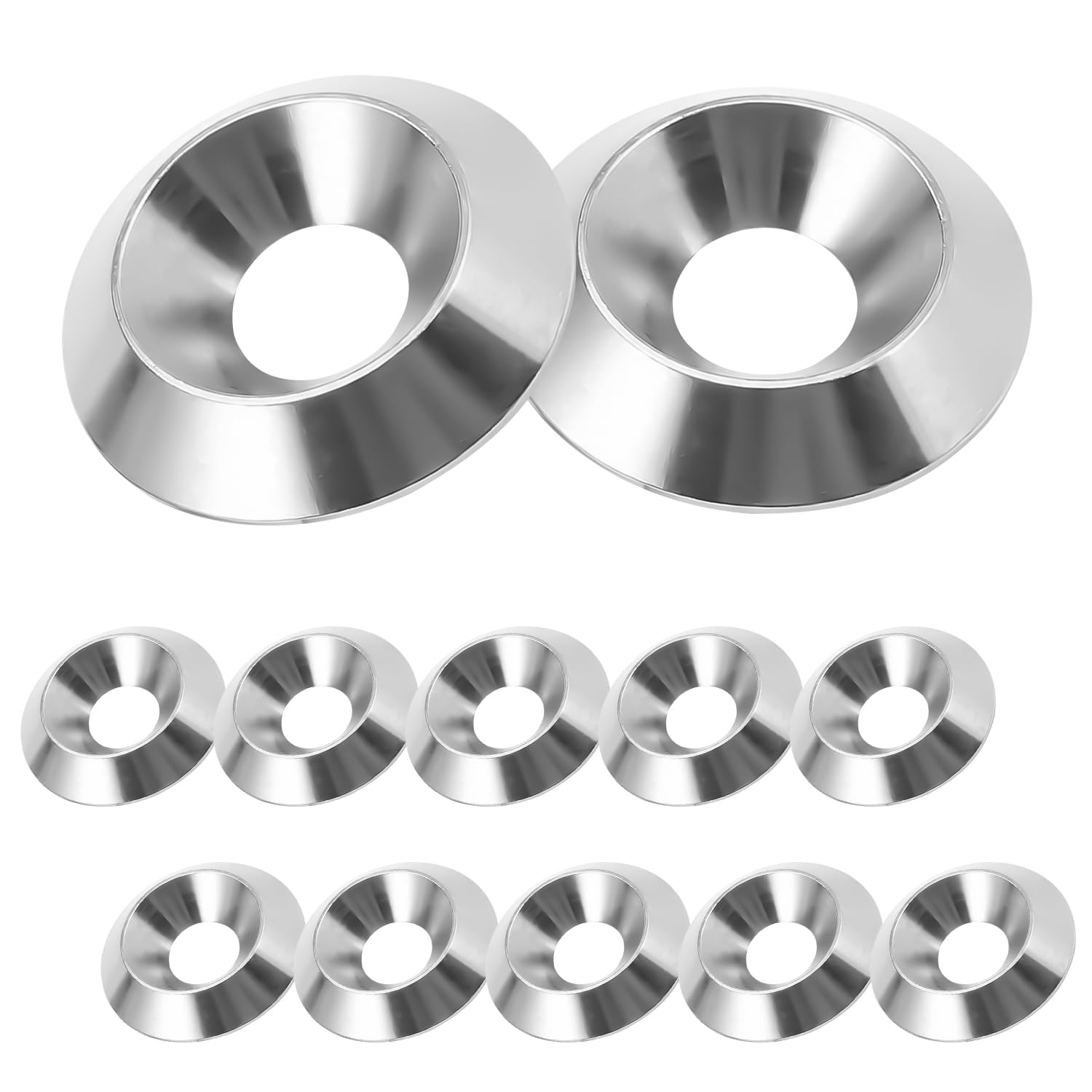 10 Pcs Countersunk Washer, 304 Stainless Steel Countersunk Decorative Washers for Screws（ M8 x 20 mm ）