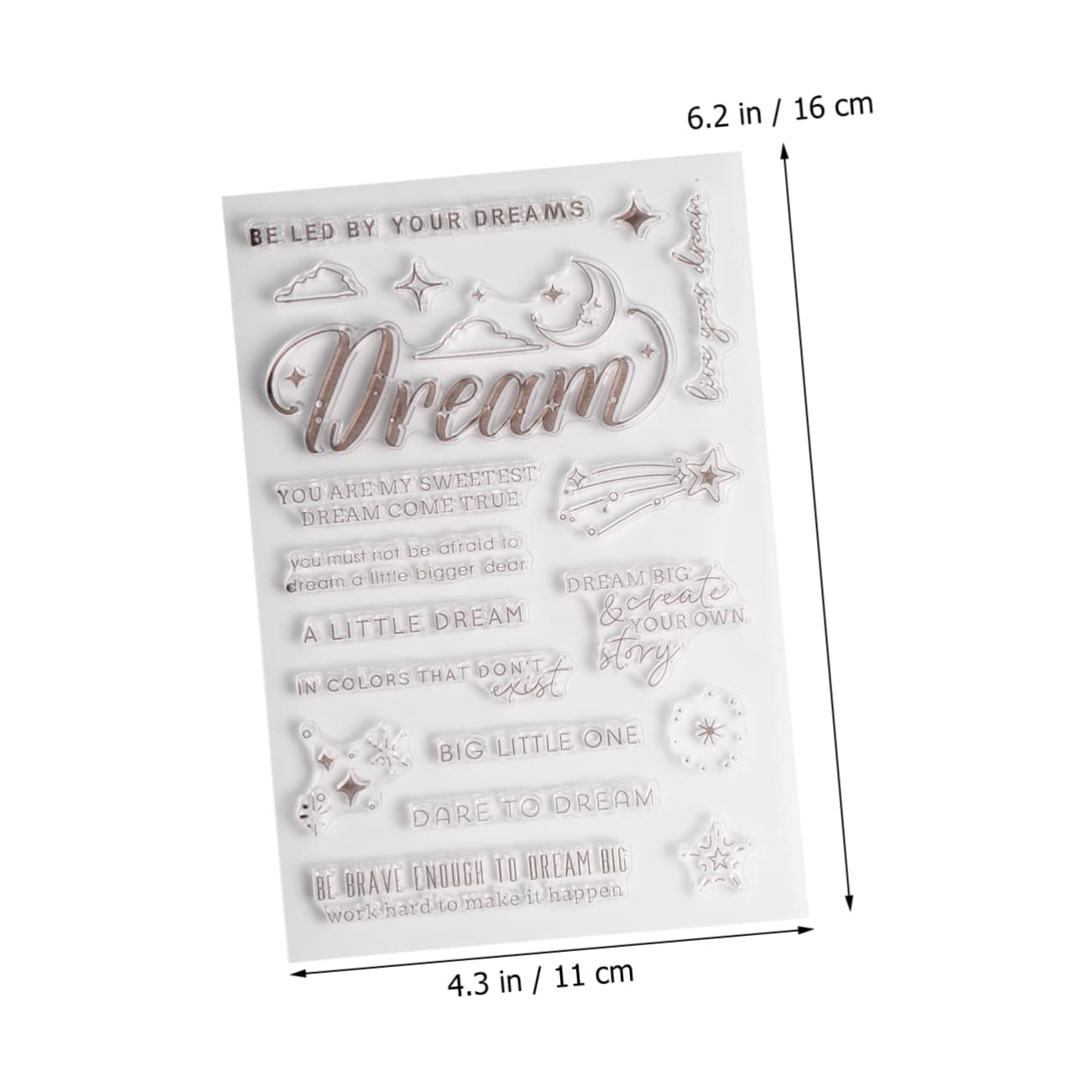 SHINEOFI Clear Stamp 8 Stück Silikonstempel Transparent mit Kreativen Mustern für Kinder und Anfänger zum Scrapbooking und Basteln im Kindergarten und Vorschulalter Zufälliger Stil