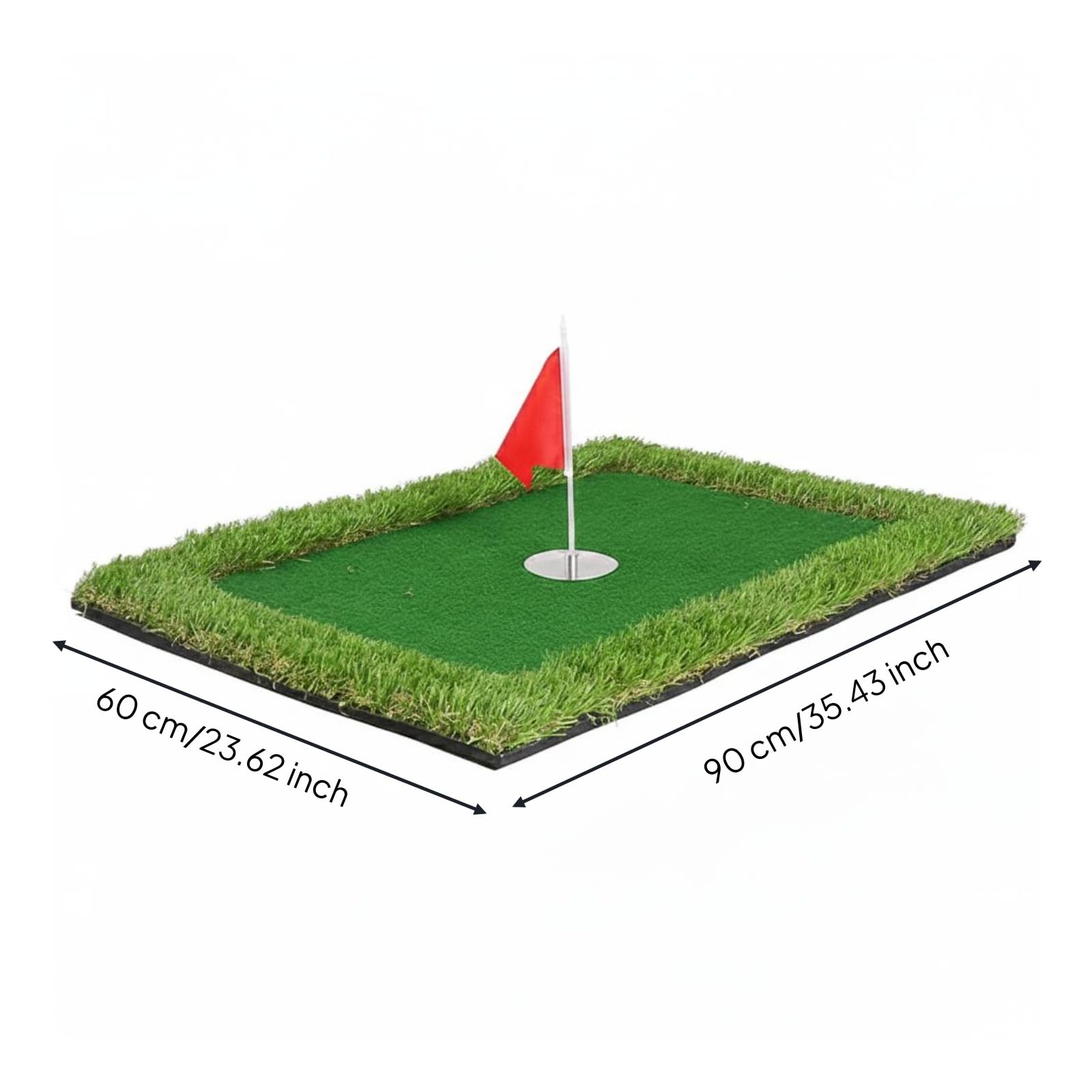 kowaku Green Galleggiante da Golf Stabile in Acqua Tappetino Golf da Piscina Resistente Ai Raggi Attrezzatura Sportiva per Esterno
