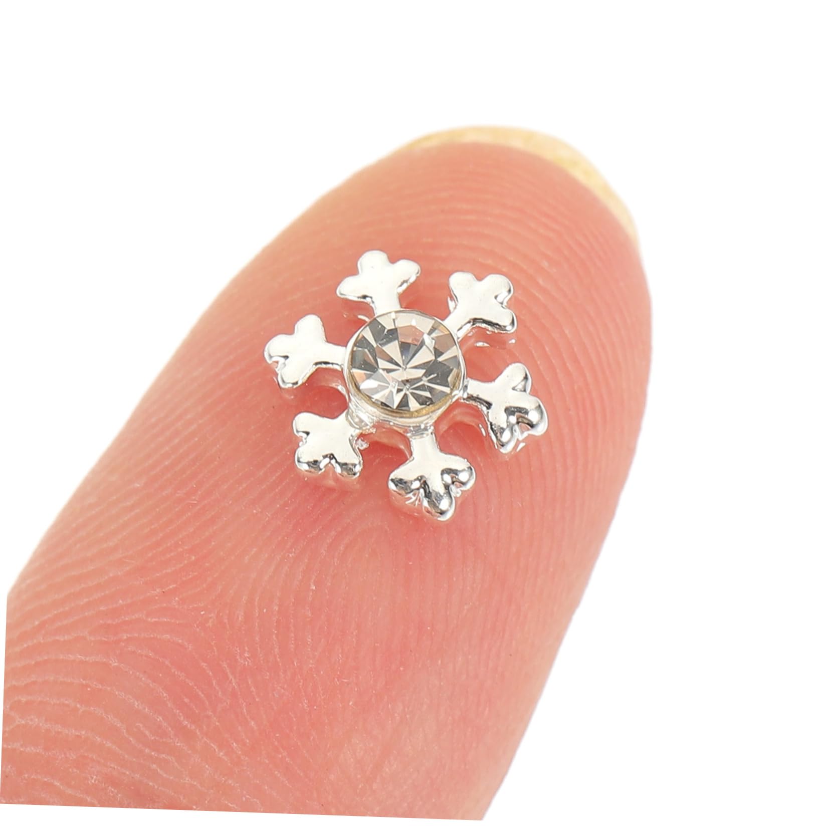 BESTYASH 5 Set Charm Per Unghie Decorazioni Glitterate Per Unghie Stile Natalizio Per Manicure E Decorazioni Per Feste 60 Pezzi*5