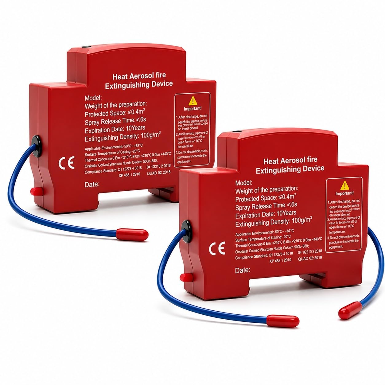Automatic Aerosol Fire Extinguishing Device for Electrical Control Panels Heat Activated Fire Suppression System Industrial Electrical Cabinet Safety Protection Device (3)-image-7
