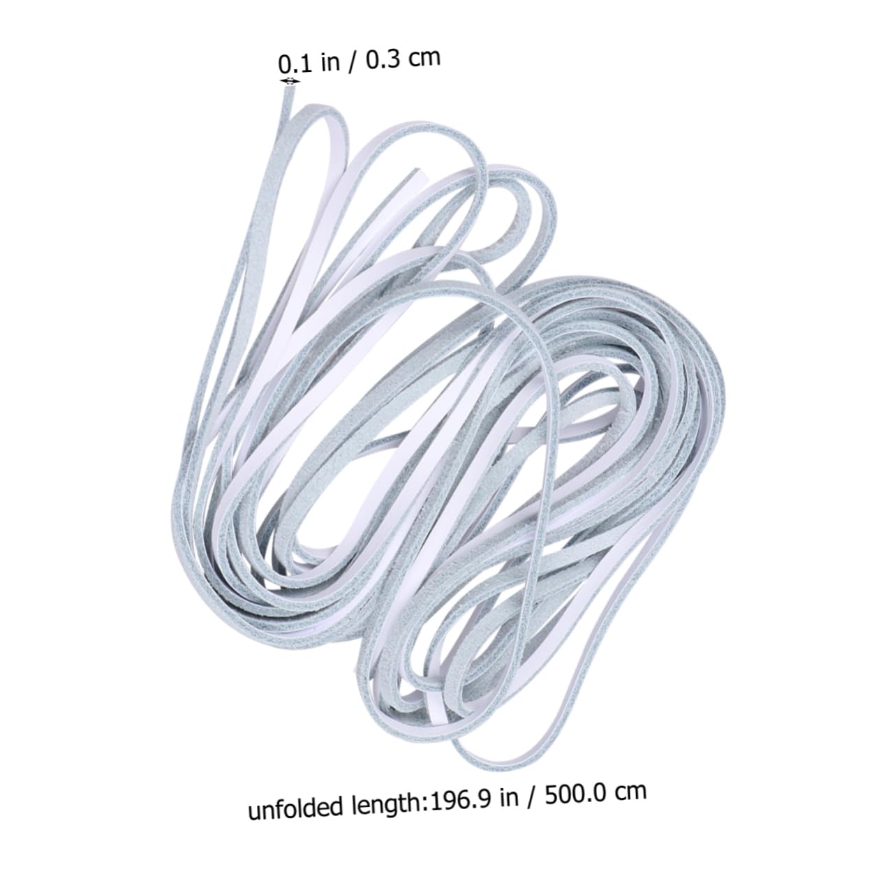 STOBOK Cordón De Cuero De 3 Mm para Hacer Joyas 3 Unidades 5 Metros para Collares Pulseras Abalorios Accesorios.