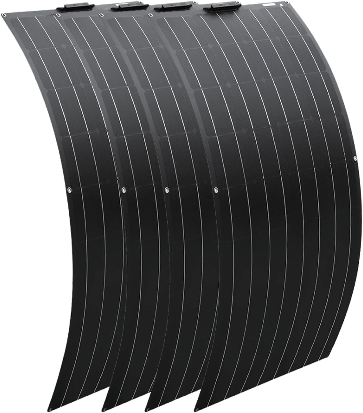 Pannello Solare Monocristallino Flessibile da 150 W Kit Caricabatterie A Celle Solari 12v Regolatore Fotovoltaico 30a Auto Barche Camper Marini