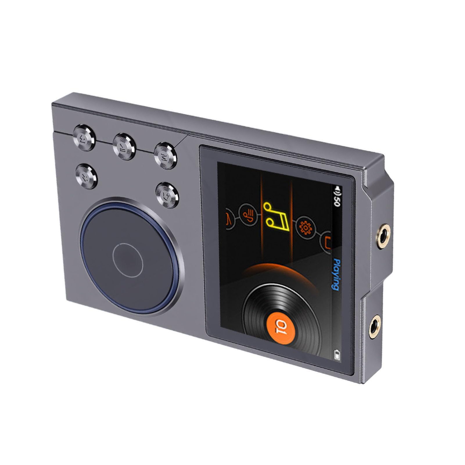 Zunate Lecteur MP3 avec Bluetooth 5.0, Lecteur Audio Portable HiFi sans Perte avec écran HD de 2,4 Pouces, pour Audiophiles, Prend en Charge 256 Go de Mémoire Extensible