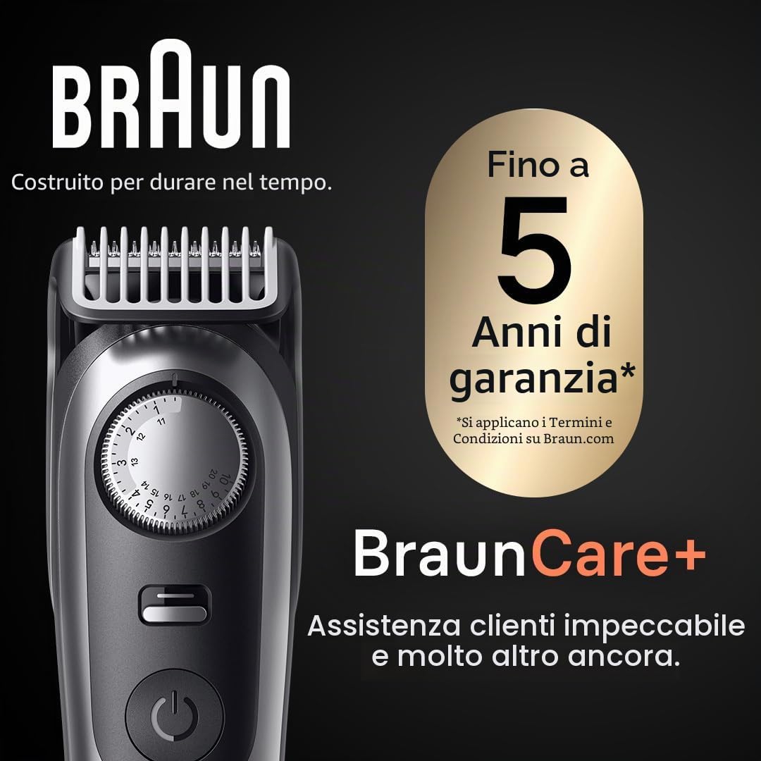 Braun Serie 9 PRO All-in-One Kit per la cura della barba e del corpo, da uomo, con rasoio Gillette Labs, AIO 9555