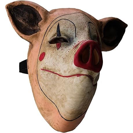 🤡 Clown Pig Halloween Scary Mask 🐽