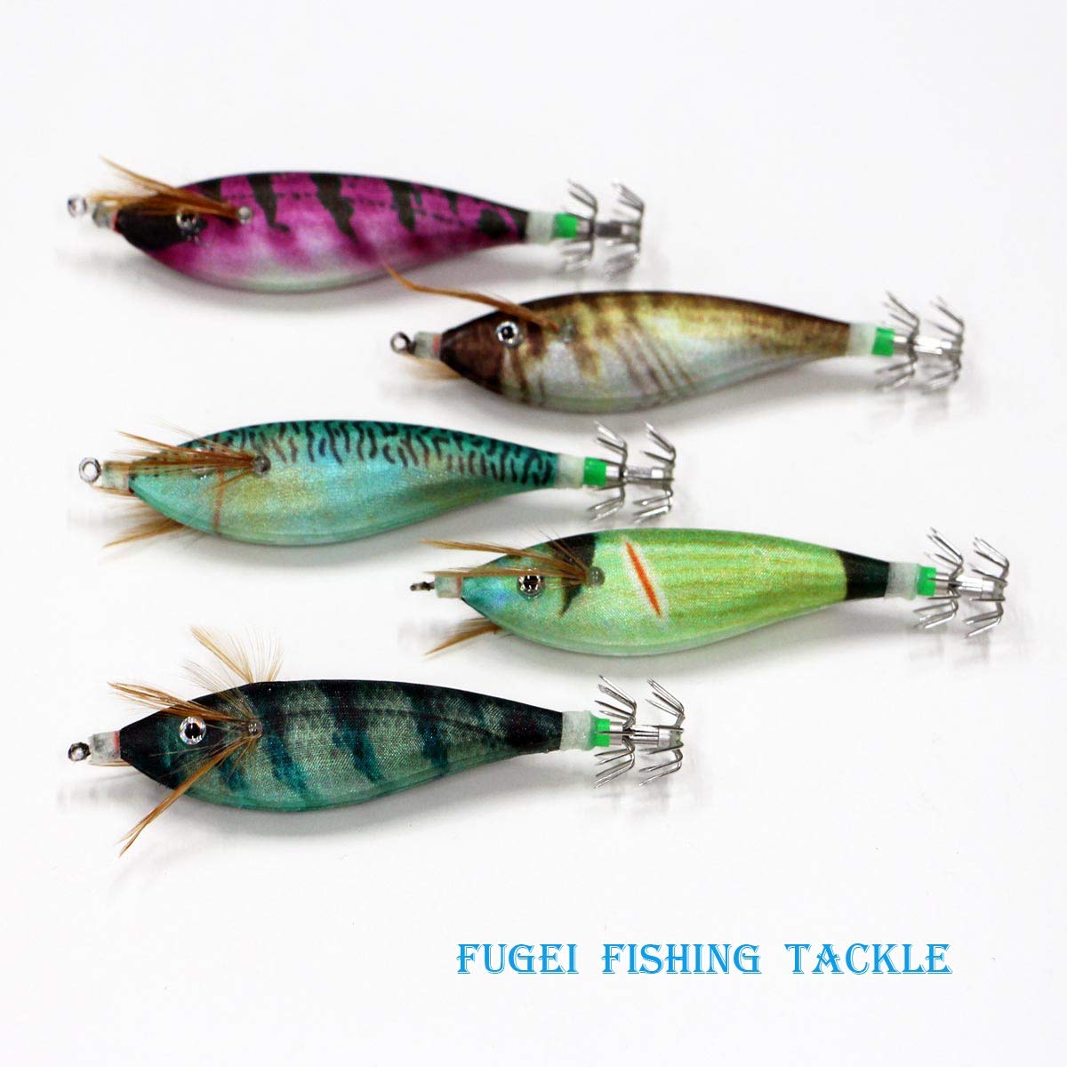 Amazon | オモリ内蔵 エギ 10個 セット 全長約10.8cm/重さ約13g