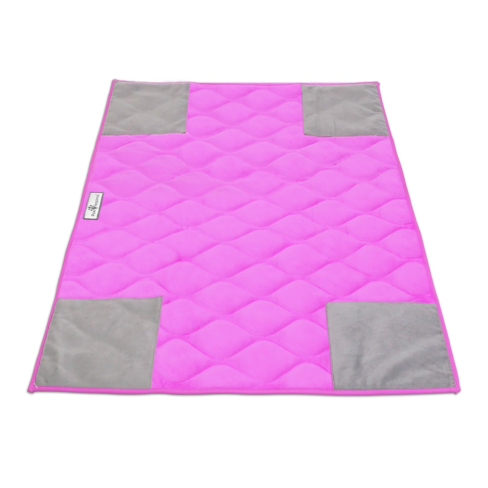 Rivestimenti per gabbie per porcellini d'India PopCorner ispirati a Paw | Tappetino super assorbente per la pipì con angoli rinforzati e fondo impermeabile (C&C 2x3, rosa)