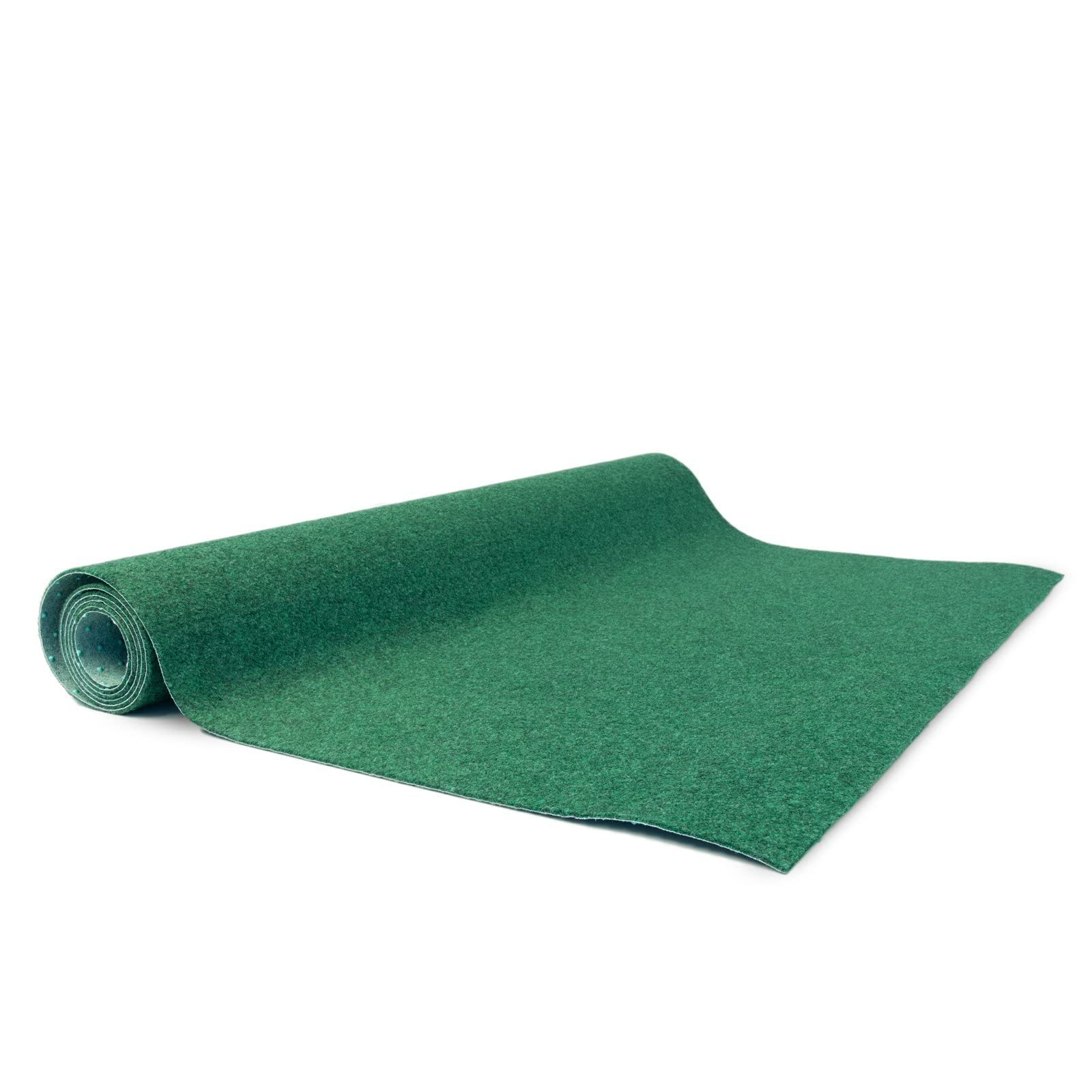 KARAT Tappeto in prato artificiale confortevole con gommini - Farbwunder PRO- resistente alle intemperie e ad asciugatura rapida (100 x 400 cm, verde