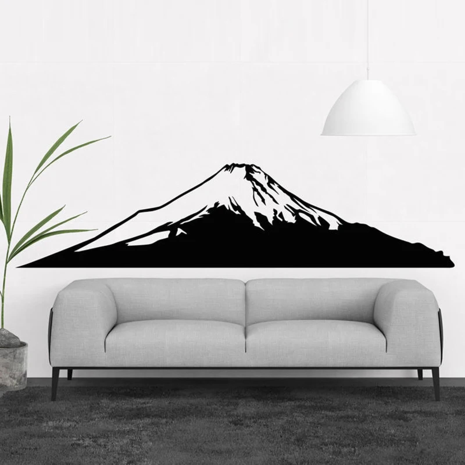 YOUOUSI Mountain Pattern wall Stickers, Bedroom Art Stickers, Children's Room, Living Room, and Bedroom wall Art Decals.
