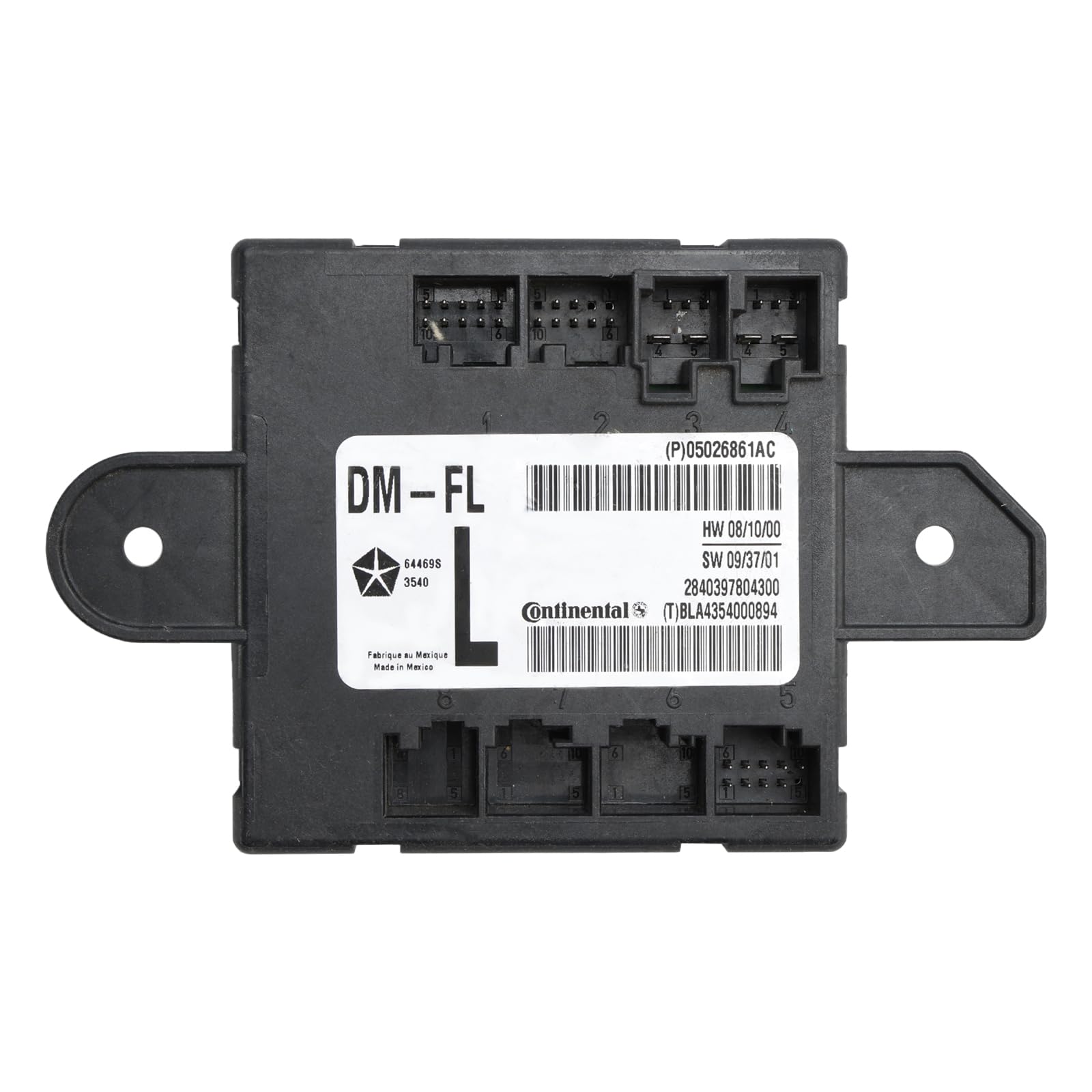 Photo 1 of Bruce & Shark 05026861AC Front Left Driver Door Module for Dodge 2008-2018 for Chrysler 2008-2016 for Jeep 2008-2012 for RAM 2012-2015, Fits Grand Caravan, Journey, Town & Country