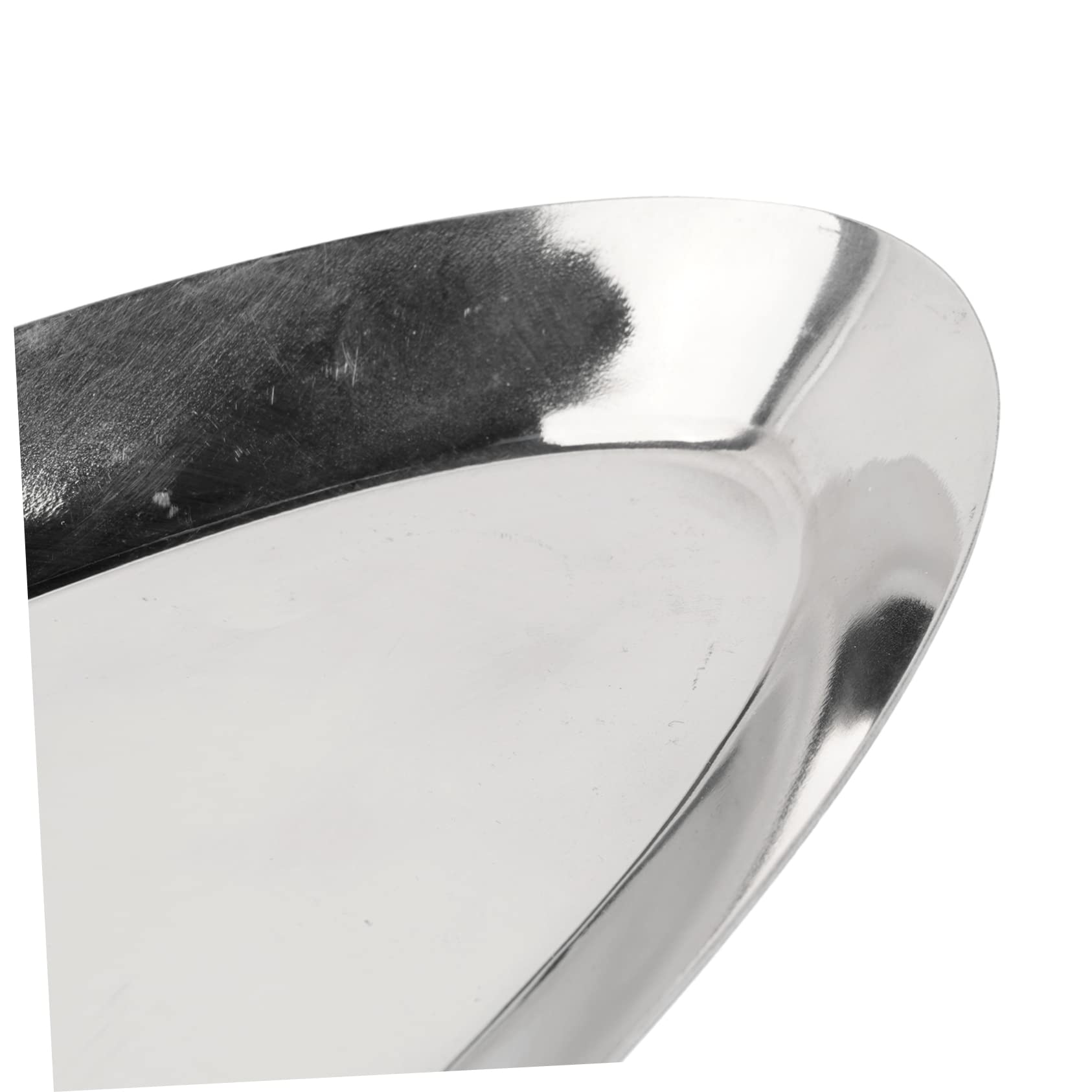 Vassoio Snack Creativo a Forma Ellittica in Acciaio Inox, Stile Giapponese