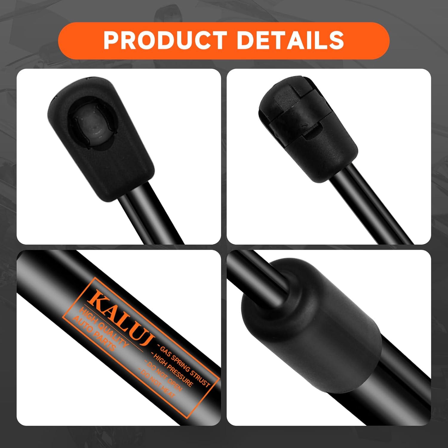 Rear Hatch Struts Lift Supports Compatible with Toyota 4Runner 2010-2023, OE 68907-0W091 Tailgate Liftgate Support Shock, 2PCS