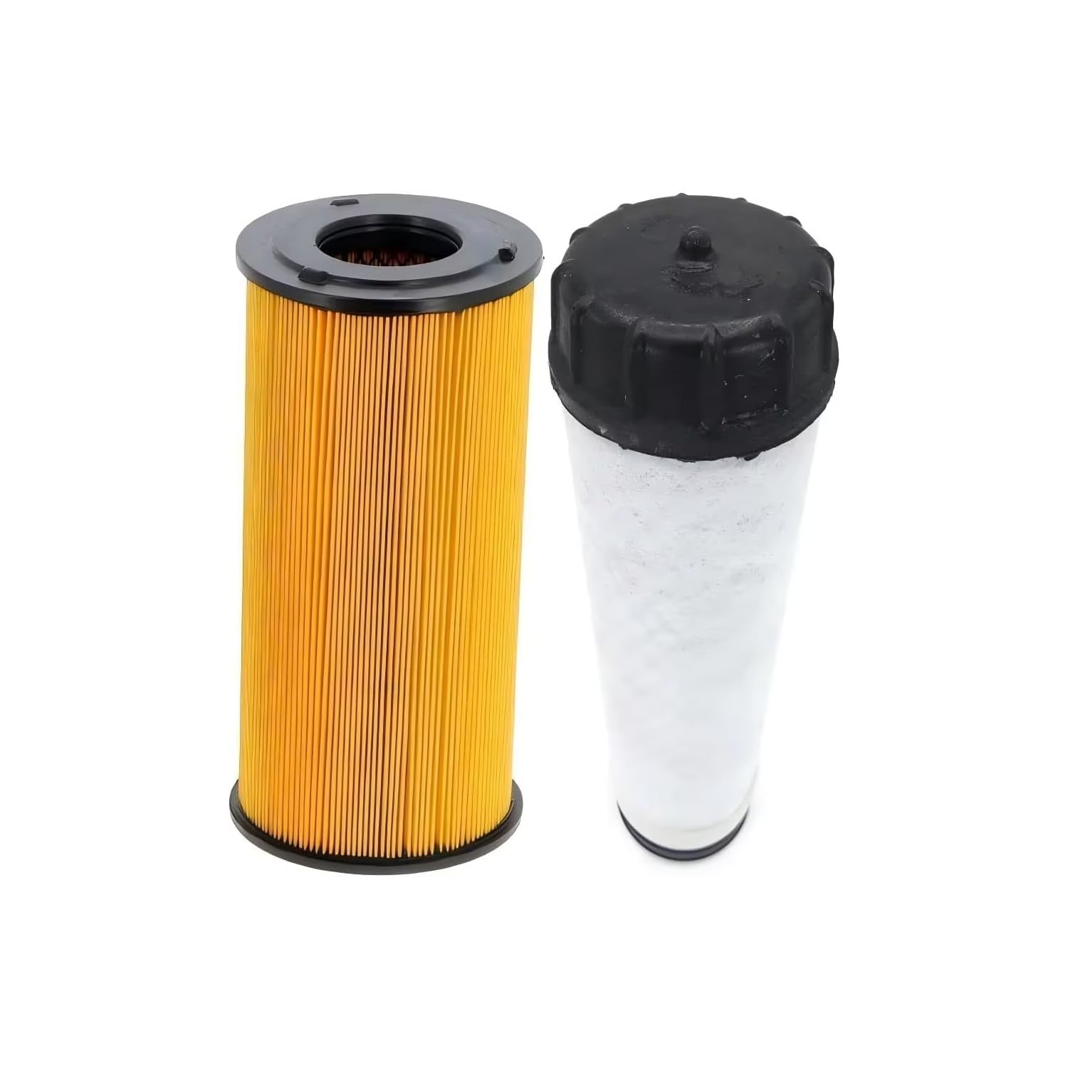 Kit de filtro aire interior exterior 6242573M92 Compatible con Massey para Tractor Ferguson 1528, cortacésped ZT29,Challenger MT297B Piezas de automóviles