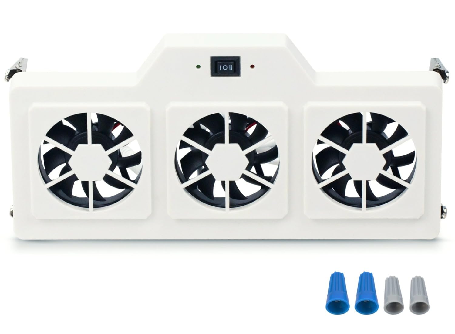 Photo 1 of RV Refrigerator Cooling Fan 12V RV Refrigerator Evaporator Fin Fan, 2.5" Three Powered Fans, Adjustable Speed, Ice Prevention, Optional Remote, High Airflow, Quiet Operation