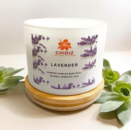 Miniatura 13 de White Gardenia - Velas perfumadas de soja, vela grande en tarro de 1 mecha, hasta 45 horas de tiempo de combustión, velas relajantes