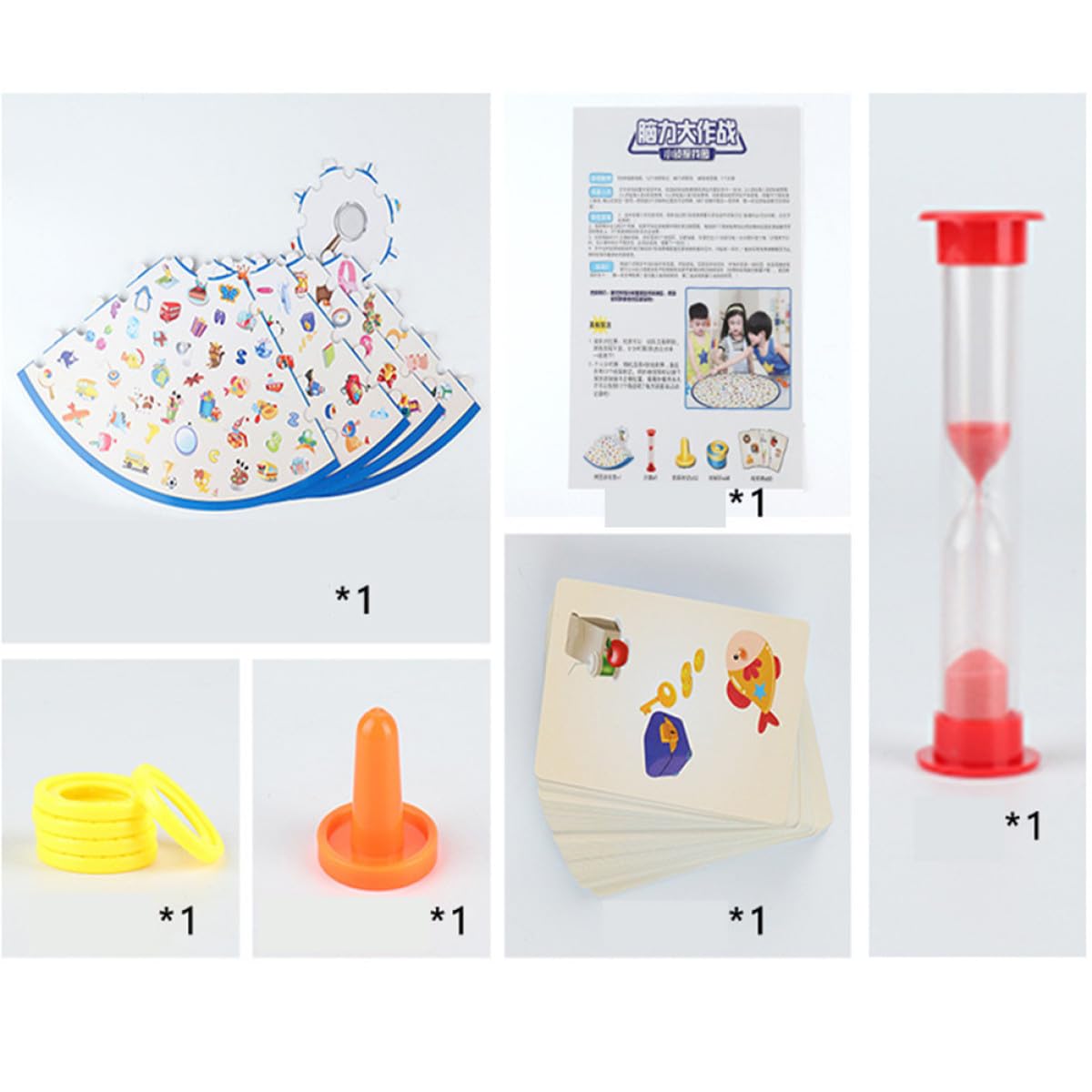 Tabella di Ricerca Detective per Gioco Educativo Interattivo Genitore-Figlio Giocattolo di Intelligenza per Sviluppo Reattività Set Didattico Resistente