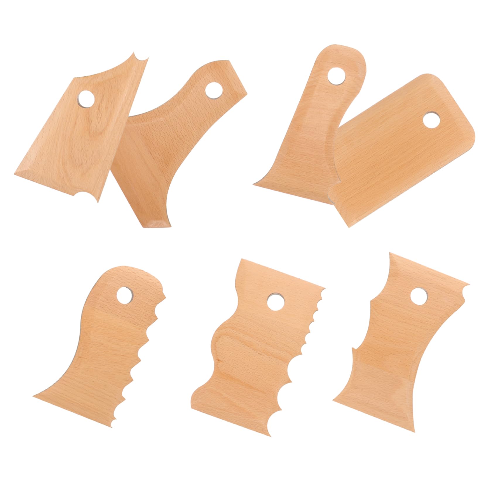 jojofuny 5 Series Conjunto De Herramientas De Cerámica Herramientas Ceramica Kit Ceramica Herramienta De Arcilla De Cerámica Kit De Talla De Cerámica De Madera 7 Piezas X 5
