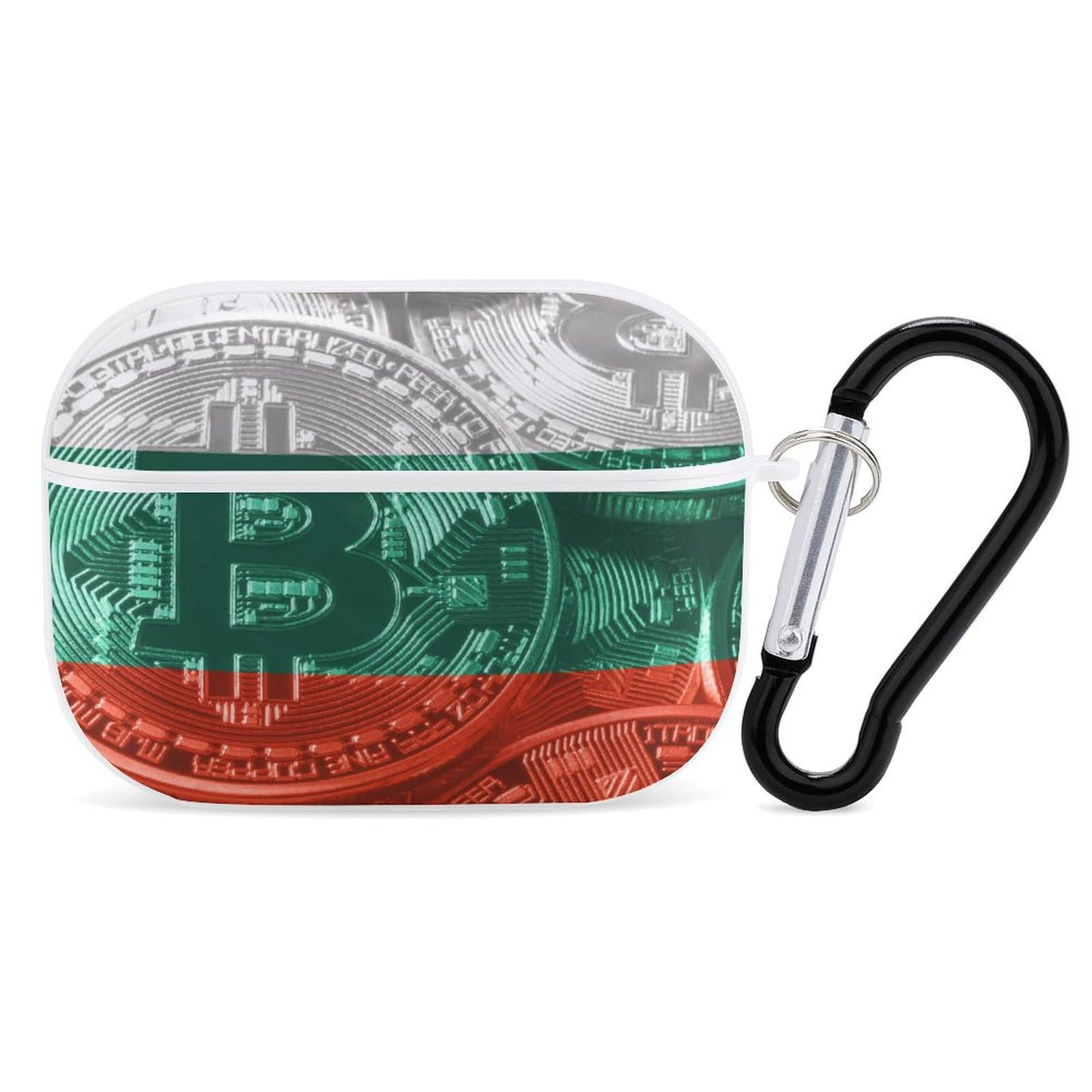 Amazon.com: Bulgaria Flag Bitcoin for Airpods Pro(2nd/1st Generation) Case  with Key Chain, Full Protective Shockproof Case PC Hard Case Cover Supports  Wireless Charging : Electronics