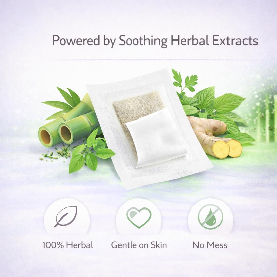 Detox Foot Patches for Weight Loss (Premium Quaility) Foot Detox Pads, Cleansing Toxin Remover Foot Patches, Pain Relief, Stress Relief Sleep Patch for Detoxification, For Men & Women — Amazon image 3