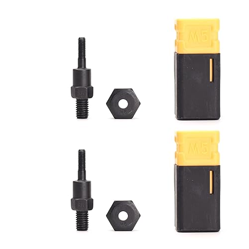 Una serie de accesorios de mandril y nariz para tuercas remachables de mano (M5, 2 unidades)