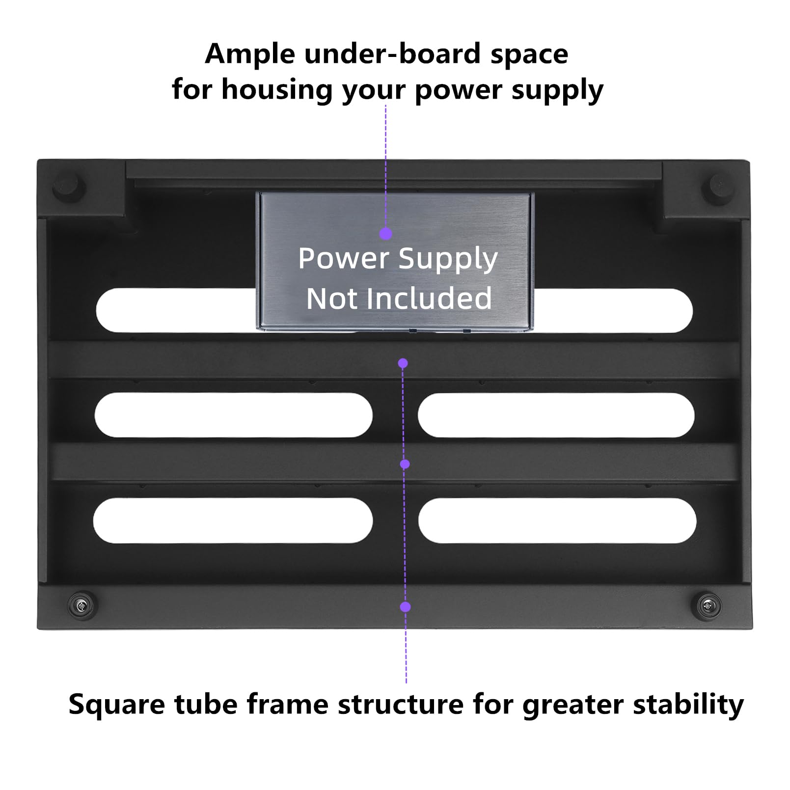 Gitarren-Pedalboard 45,7 x 30 cm mit Tragetasche (SPB-18)