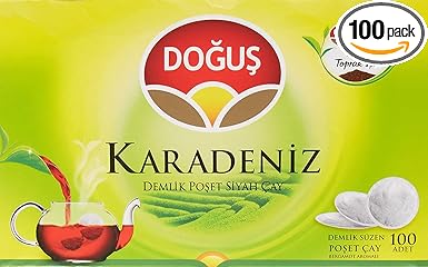 Turkish Tea, Black Tea, Gourmet Tea,Organic Tea Black Tea Iced or Hot Tea Caffeinated Black Tea 100 Tea Bags, Turkish Organic Black Tea,Ã‡ay By DoÄŸuÅŸ 320 Gr 11,2 Oz Halal Ø§Ù„Ø´Ø§ÙŠ Ø§Ù„Ø£Ø³ÙˆØ¯ ÙˆØ§Ù„Ø´Ø§ÙŠ Ø§Ù„ØªØ±ÙƒÙŠ ÙˆØ§Ù„Ø´Ø§ÙŠ