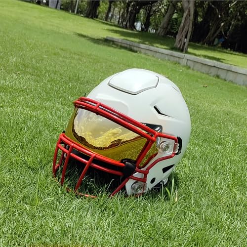 Image of Football Helmet Visor Anti-Fog Scratch Resistant Used for Axiom Helmets for Youth & Adult