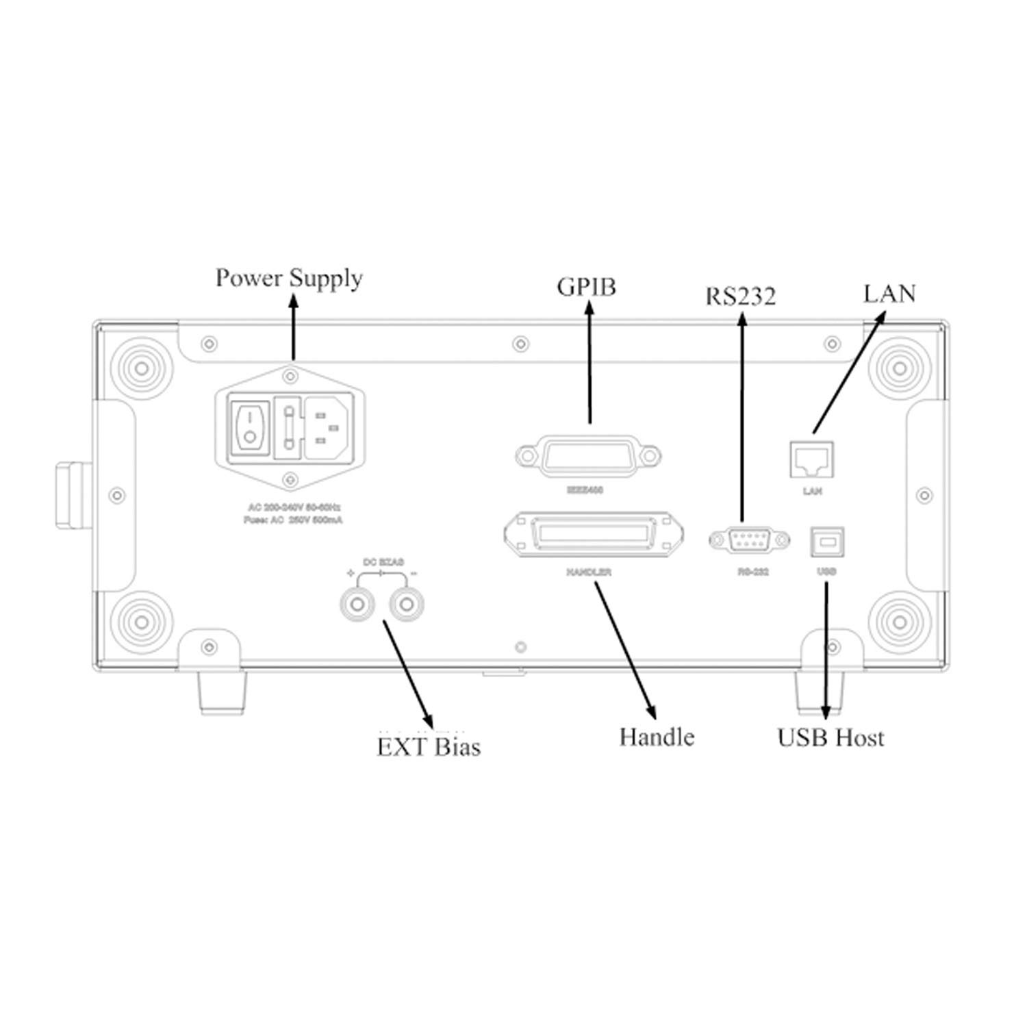 Medidor LCR, Medidor de LCR digital sobremesa ET3503 Puente alta precisión +/- 0.05% Precisión, rango medición 10Hz ~ 300KHz, pantalla 6 1/2 dígitos continuamente 200-240V